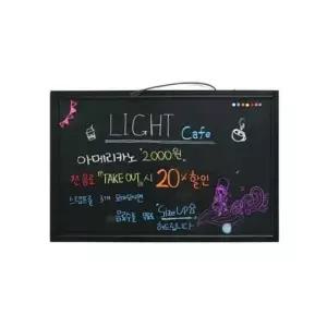[문구] LED 형광 보드판 네온보드 블랙보드 40x60cm 칠판