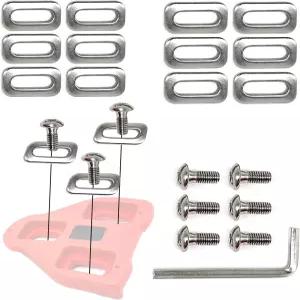 델타 볼트 교체용 나사 세척기 자전거 클리츠와 호환되는 앨런 렌치 실내 및 도로 자전거용 - 클리츠