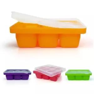 이유식냉동보관 안심 실리콘트레이 6구