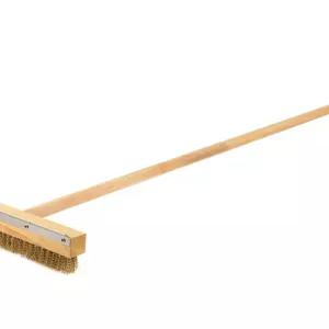 피자 오븐 브러쉬 밀대 화덕 나무 청소솔 장대 삽 원목 구리 긴 손잡이 주방