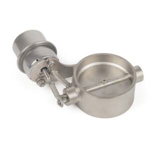 호환 진공 액추에이터 컷아웃 포함 배기 제어 밸브 세트 2 2.36 2.5 3 3.5인치 파이프 닫기 스타일(무선 리