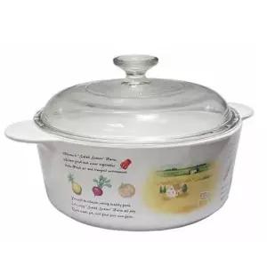 가정 도자기 2.25L 직화 찌개 코닝 냄비 SN 양수