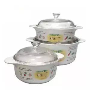 가정 3종 세트 코닝 양수 냄비 도자기 찌개 직화