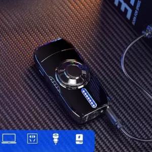 1+1 led 메탈 스마트 라이터 음성 인식 점화기 방풍 피젯터보라이타