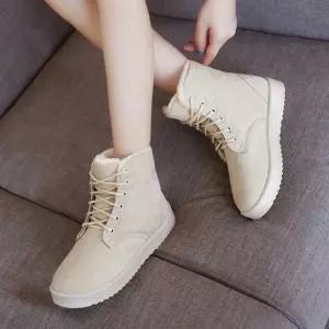 여성 워커 털신 겨울철 외출 데이트 여행 편한 신발 khv8+5Zdw