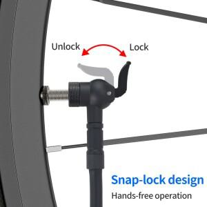 호환 Qiudanow 자전거 펌프 노즐 어댑터연장 호스 (클릭  프레스타  슈레더  던롭 밸브용) 도구 액세서리