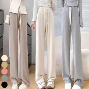 [의류] 밴딩 슬림핏 일자 트레이닝 팬츠 여성 데일리 바지