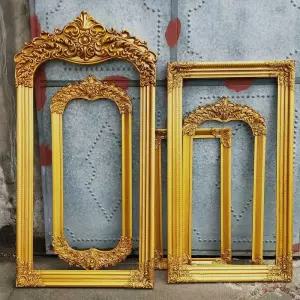 프레임 사진 소품 대형 인테리어 원형 액자 캔버스