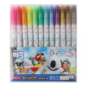 동아 빼꼼 향기싸인펜 12색