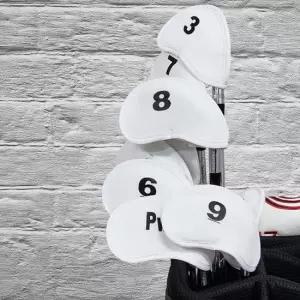 SFr 네오프렌 심플 아이언 커버 10p 화이트 아이언헤드