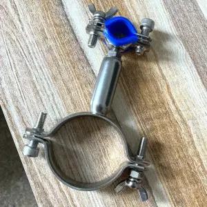 연통 지지대 목재 파이프 클램프 데스크탑