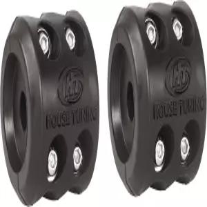 하우스 튜닝 윈치 스토퍼 - ATV UTV 합성 로프용 케이블 후크 2팩(2팩 블랙)