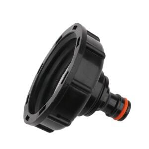 호환 1/2 3/4 IBC 탱크 어댑터 정원 물 커넥터 60mm 거친 스레드 교체 밸브 피팅 부품