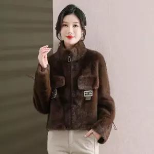 페이크퍼 밍크재킷 모피숏코트 (1) (1)