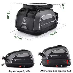 스포츠 바이크 오토바이 BMW R1200R R1200GS R 1200 GS 어드벤처용 탱크백 회전 잠금 방도난 가방 연료 수