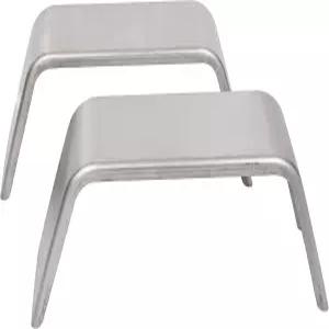 헤카사 스퀘어 악셀 트레일러 보트 펜더 유틸리티 트레일러와 호환되는 14인치-16인치 휠 장착