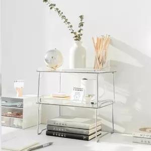 적층형 투명선반 화장대 정리 미니 아크릴 선반