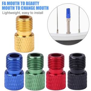 호환  Schrader 밸브 어댑터 내마 모성 MTB 자전거 변환기 고정 기어 Presta