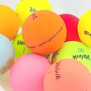 중고 로스트볼  무광혼합볼(비비드.EyesonV등) 10알