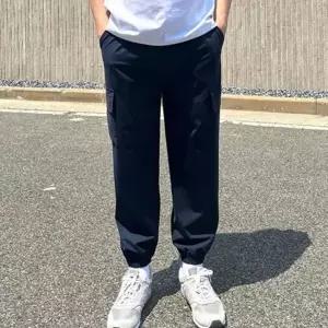 남녀공용 여름 아이스 냉장고 카고 스판 조거팬츠 바지 카모 카고 조거