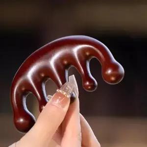 두피 괄사 마사지기 기구 리프팅 마사지 나무 빗 나무 마사지 빗 기 지압기