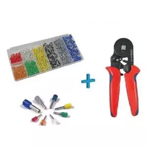 페놀 압착툴 세트/ 압착기+페놀단자 800pcs 압착기 수공구