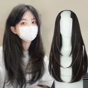 볼륨업 레이어드 헤어피스 여자가발 긴머리가발 패션가발 통가발 미용가발 WGd6+1UJi