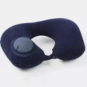 여행용 에어 목 베개 자동 펌프 휴대용 쿠션