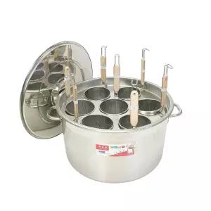 업소용 해면기 6구 우동 304스텐 소바면 냉면 세트 건지기