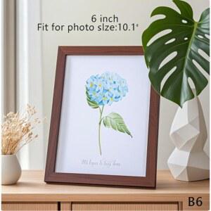 나무 그림 프레임 9X13 스탠드 벽에 기념 사진 10X15CM 작은 선물 장식