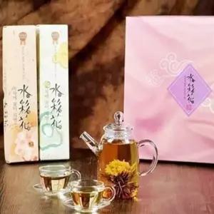 TBZ BYK 꽃피는녹차 다기세트 카네이션 꽃차 허브차