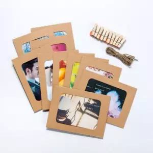 사진 크라프트 종이액자 페이퍼프레임