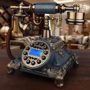 엔틱 전화기 레트로 빈티지 카페 장식 엔틱전화기