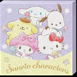 보석십자수 25X25 신리오캐릭터즈 봄날