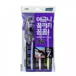 TBZ BTM 시스테마 어금니끝까지 꼼꼼 칫솔 3입