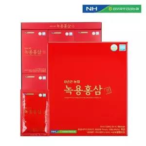 [유로메디] 6년근 농협 녹용홍삼 70ml x 30포 장모님 장인어른 홍삼 선물세트 1개월분