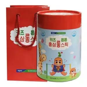 [유로메디] 농협 키즈 튼튼 홍삼 롱스틱 쇼핑백포함 20g 30포