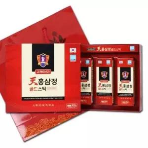 [유로메디] 대한홍삼진흥공사 고려6년근 천홍삼정 골드스틱 10g x 30개 홍삼 명절선물 선물세트