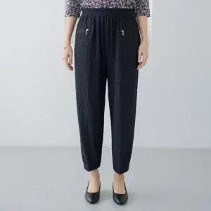 [마담4060]엄마옷 마담4060 바지 중년여성 데일리 가뿐한지지미엠보밴딩팬츠 -YPN2603061-