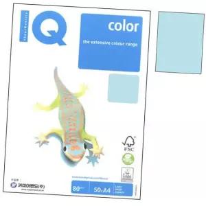 칼라색지 A4 하늘색 80g 50매 1권 용지 프린트 레이저