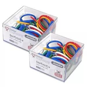 다용도 점보 플라스틱링 대 2개 단어장 제본 카드링