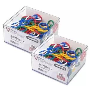 다용도 점보 플라스틱링 소 2개 단어장 제본 카드링