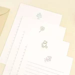 빈티지 감성 편지지 봉투 세트 2P 디자인 레터 편선지