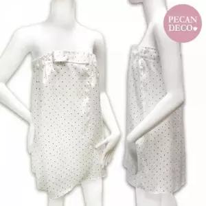 골프 여성 가운 비치   가운 화이트가운 드레스 휴가 패턴