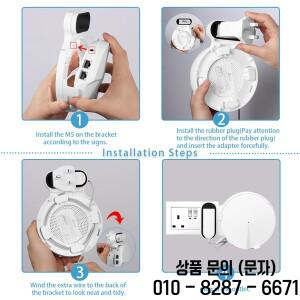 거치대 공간 절약형 TP Link 라우터 견고한 브래킷 전체 홈 메쉬 와이파이 시스템용 벽 마운트 Deco M5