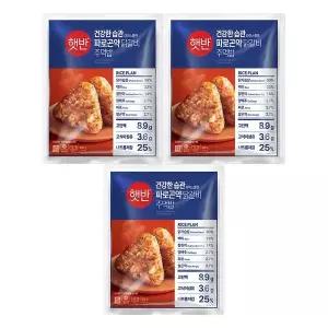 [하프클럽/CJ제일제당]햇반 파로곤약주먹밥 닭갈비 400g x3개