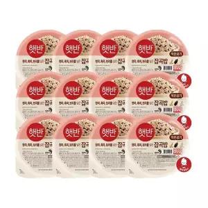 [하프클럽/CJ제일제당]햇반 작은공기 잡곡밥 130g x12개
