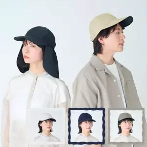 산바리아100 2WAY 쉐이드 캡 암막 자외선차단 넥커버 골프 등산 모자