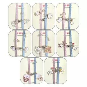 알콩달콩 자석 커플 팔찌 1세트 우정 아이템 귀여운 강아지 곰 토끼