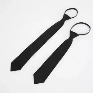 넥타이 여자 자동 블랙 실크 남자